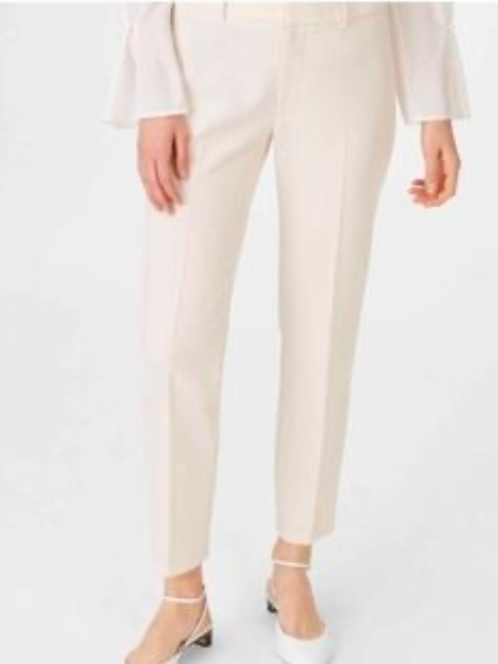 Club Monaco Women’s Textured Straight Leg Trouser Pants